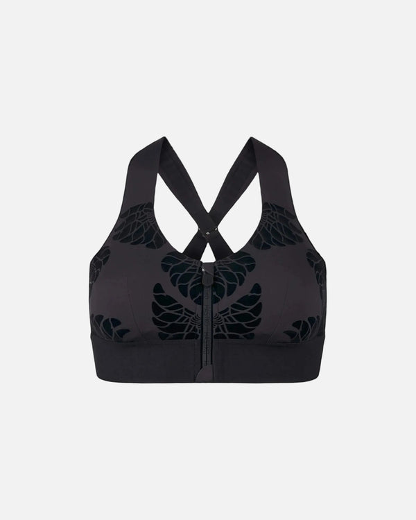 SPORTS BRA N°92 | Réglable, très fort maintien — True Black