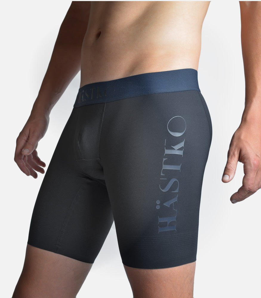 homme portant un boxer de sport
