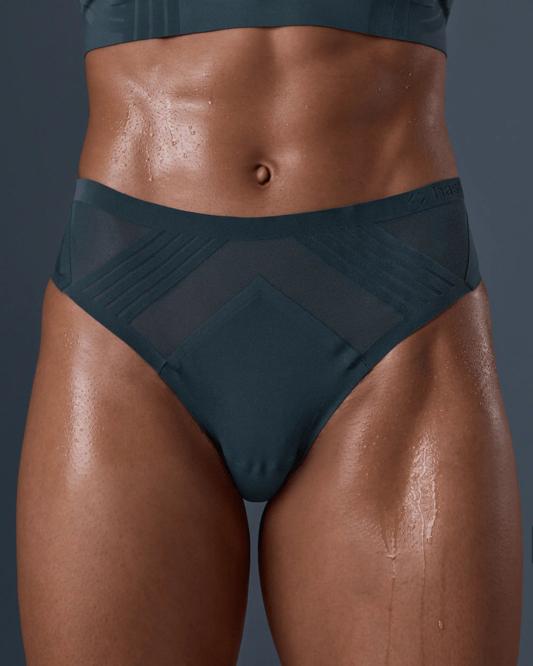 ghost tanga de sport sans couture hastko TANGA N°23 #color_ardoise