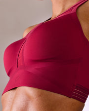 femme portant une brassière de sport hastko BRA N°39 