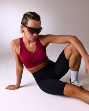 femme portant une brassière de sport hastko BRA N°39 