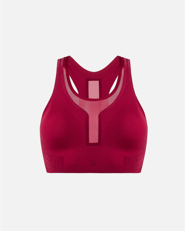 SPORTS BRA N°42 | Ultra-respirant et anti-friction — Tuscany Bordeaux