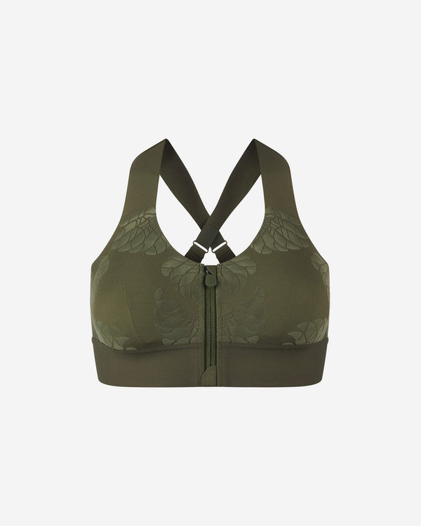 SPORTS BRA N°92 | Réglable, très fort maintien — Kaki
